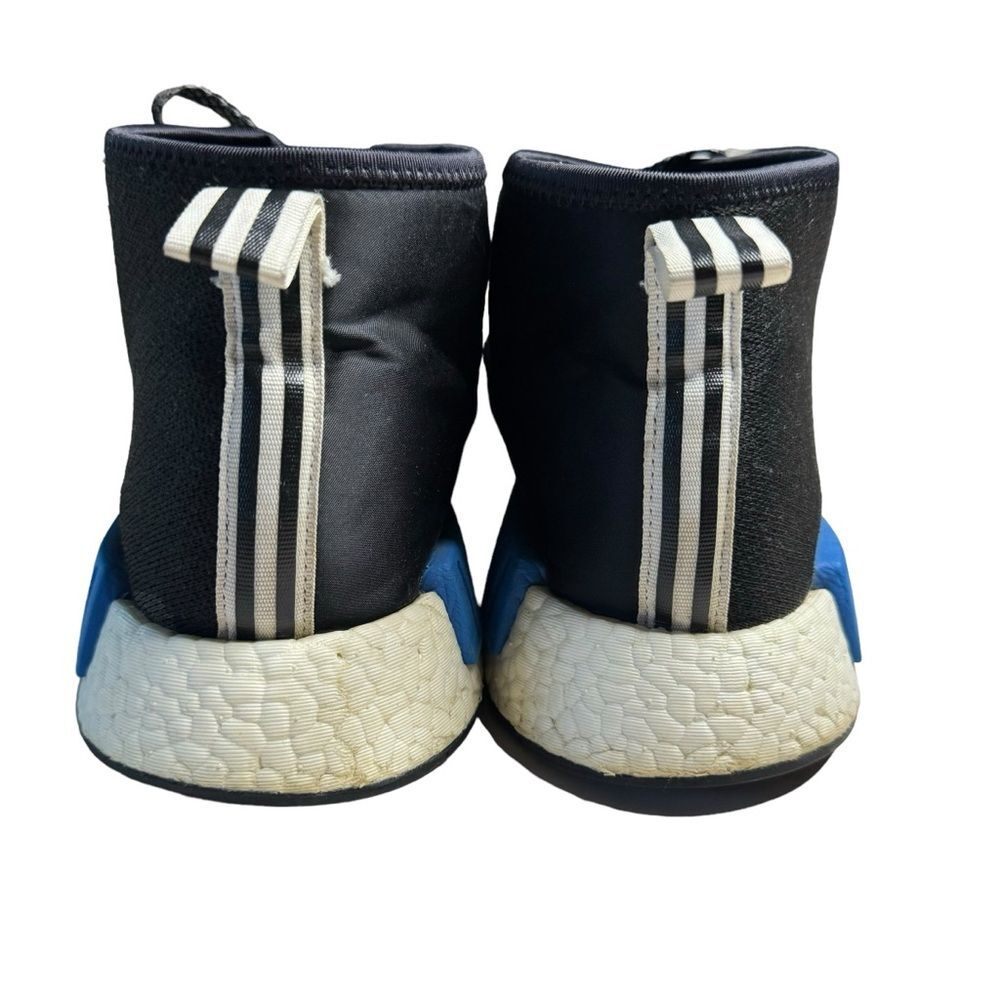 Adidas NMD x Porter Black/Royal Blue CP9718 Lace Up Sneakers Size 11 - Picture 6 of 9